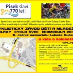 Pozvánka na dětský závod kol a koloběžek GALAXY CYKLOŠVEC ECOMODULA v Písku 19.9.2013