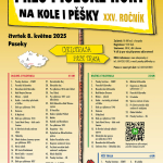 PPH 2025 8. 5. 2025 PŘES PÍSECKÉ HORY NA KOLE I PĚŠKY